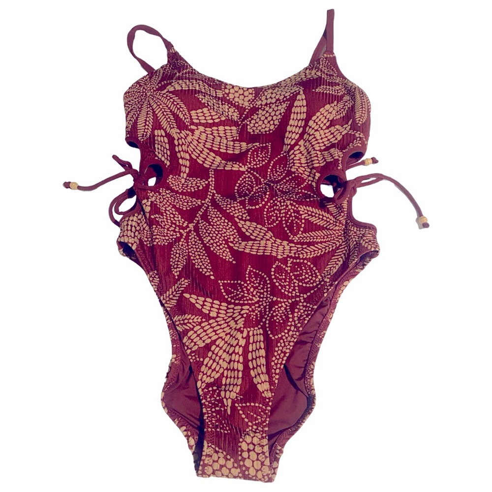 Robin Piccone printed one piece. NWT - Picture 4 of 9